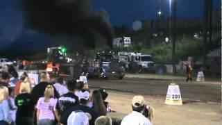 Jerry Hairoger pulling his Kenworth at Westmoreland