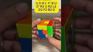 3x3 Rubik’s Cube attractive Pattern || Deckerboard pattern pattern || Rubik's cube.