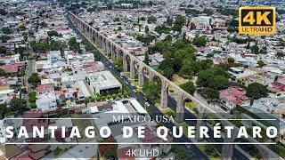 Santiago de Querétaro City, Mexico, USA by Drone [4K]