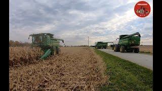 2018 Corn Harvest in Ontario Canada at Parkland Farms