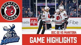 Highlights vs Manitoba 12/22/24