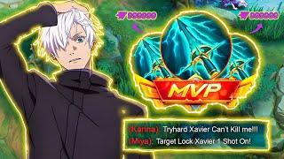 WTF! ULTIMATE GLOBAL XAVIER UNLIMITED 1 SHOT BUILD! 200% DAMAGE HACK| XAVIER BEST BUILD 2024 | MLBB