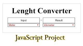 javascript length converter