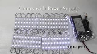 40x LED module with Remote capable of different flash mode.