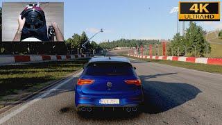 Forza Motorsport 8 - VOLKSWAGEN GOLF 8 R - Test Drive with THRUSTMASTER TS-XW + TH8A - 4K