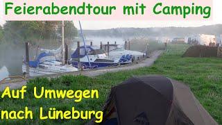 Auf Umwegen nach Lüneburg / Feierabendtour mit Campingübernachtung