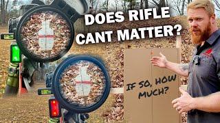 Does Rifle Cant Matter? If So, How Much? The Definitive Answer.