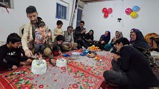 Happy Birthday Ali: Zahra's Nomadic Family Surprise on a Rainy Day