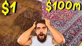 $1 vs $100,000,000 Car pet! || The Hardest Rug of My Life!