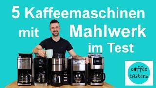 Die Kaffeemaschine mit Mahlwerk im Test ⭐ [5 Modelle im Vergleich]