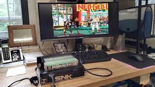 Consolized Neo Geo MVS working