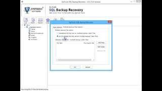 SysTools SQL Backup Recovery Tool