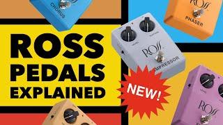 The History Of Each ROSS Pedal (Full breakdown of each era with demo)