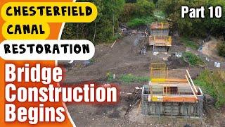 Construction Progress on the Staveley Chesterfield Canal Restoration