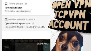 How to create||tcpvpn.com||OpenVpn||Account||Easy