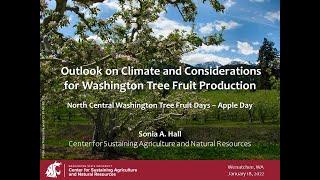 Climate Outlook and Considerations for Washington Tree Fruit Production