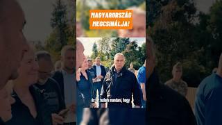 Mindenki ott van a gátakon. Magyarország megcsinálja! #fidesz