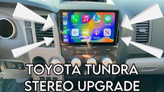 ViaBecs APPLE CAR PLAY / TOYOTA TUNDRA 10.2" STEREO INSTALL / TUNDRA 2007 - 2013 /SEQUOIA 2008 -2018