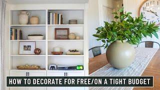 DECORATE YOUR HOME FOR FREE/ON A BUDGET | Budget Decorating Ideas & Tips + THRIFT FLIPS