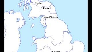 Locate and name major rivers in the UK.