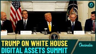 President Trump Delivers Remarks At White House Digital Assets Summit