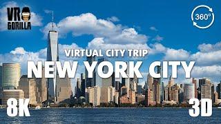 New York City VR Tour (short) - Virtual City Trip - 8K 360 3D Video