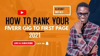 How To Rank Your Fiverr Gig To First Page Within 24 Hours