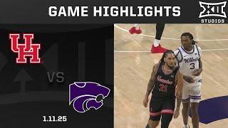 #12 Houston vs. Kansas State Game Highlights | 2024-25 Big 12 Men’s Basketball