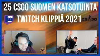 25 CSGO SUOMEN KATSOTUINTA TWITCH KLIPPIÄ VUONNA 2021