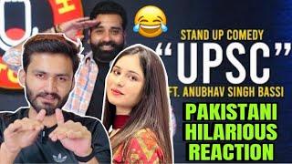 STAND-UP COMEDY “UPSC” FT. ANUBHAV SINGH BASSI | PAKISTANI HILARIOUS REACTION