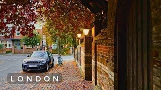 Autumn  in Hampstead Village | Expensive Streets of London | London Walking Tour 4K