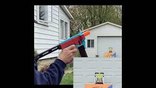 XFoxGames XFA1-SMG 3D Printed H.D. Blaster - Fast Firing Demo!  #shorts #nerf #blasters #xfoxgames