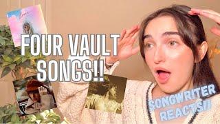 SONGWRITER REACTS TO FOUR NEW SONGS FROM THE VAULT!! - Taylor Swift