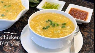 Winter special chicken corn soup recipe, Chicken corn soup, Chinese chicken corn soup