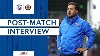 INTERVIEW | Danny Webb post-Newport County