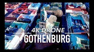 GOTHENBURG Drone Aerial 4K  SWEDEN Göteborg Sverige