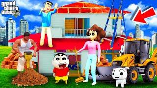 Shinchan New House in GTA 5 - Franklin Doraemon Shinchan House construction in GTA 5