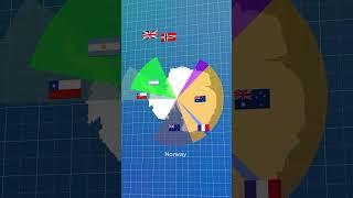 Who Really Owns Antarctica?️ #shorts #geography #map