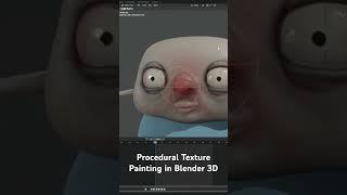 Procedural Texture Painting In Blender 3D #animation #blender #texturing #rendering