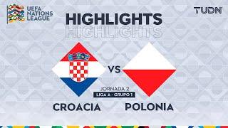 HIGHLIGHTS - Croacia vs Polonia | UEFA Nations League 2024 | TUDN