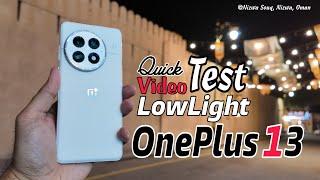 OnePlus 13 (Made in India) | Low Light | Quick Video Test | Cinematic Style