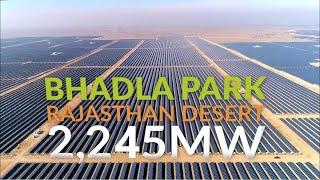 Largest Solar Park in The World - Bhadla Solar Park, Rajasthan, India