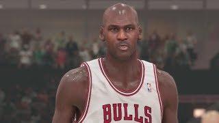 NBA 2K14 (PS4): 1995-96 Bulls vs 1995-96 Sonics - 1st Quarter