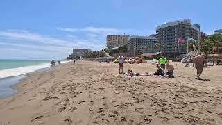 Torremolinos Bajondillo Beach Walk Costa del Sol Málaga [4K]