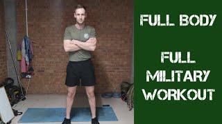 Military Full Body Home Workout | British Army Fitness