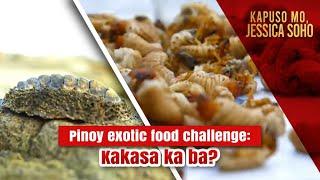 Pinoy Exotic Food Challenge— Kakasa ka ba? | Kapuso Mo, Jessica Soho