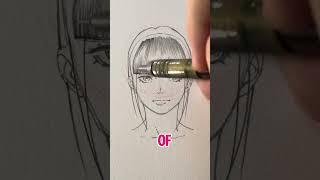 This is how you should draw bangs || Jmarron