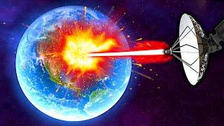 I Blew Up Earth with an Orbital Cannon! - Solar Smash Gameplay