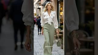 Chic & Classy Looks ️#fashionshow #fashion #fashionstyle #fashionweek #milanstreetstyle