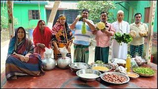 বাড়িতে বাৎসরিক মিলাদে ক্ষীর খিচুড়ি আয়োজন সম্মানিত মেহমান হলেন প্রতিবেশী ওমাদ্রাসার ছাত্র ও হুজুর